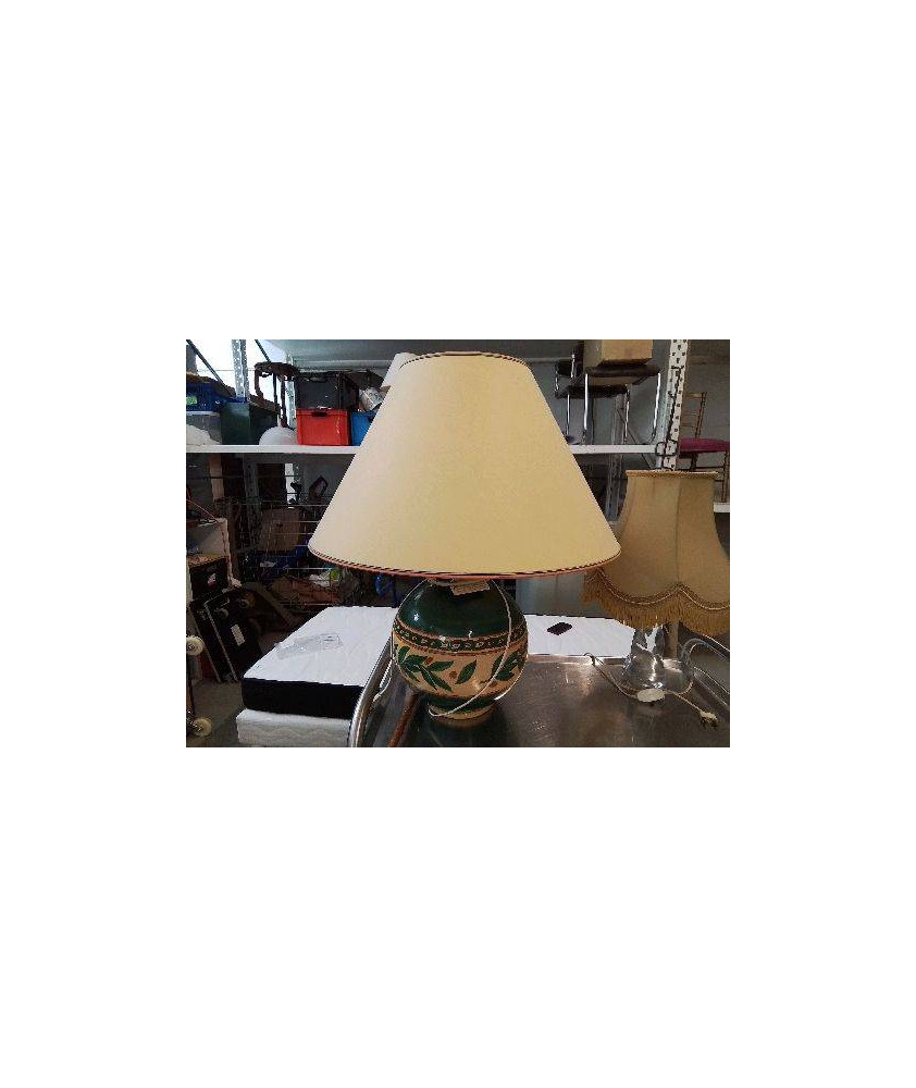 GRANDE LAMPE VERTE OLIVE 