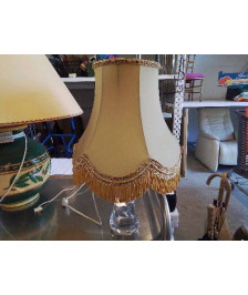 LAMPE PIED EN VERRE 