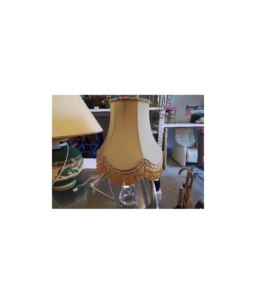 LAMPE PIED EN VERRE 