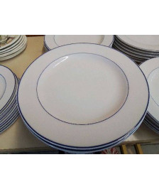 LOT DE 6 ASSIETTES EN PORCELAINE 
