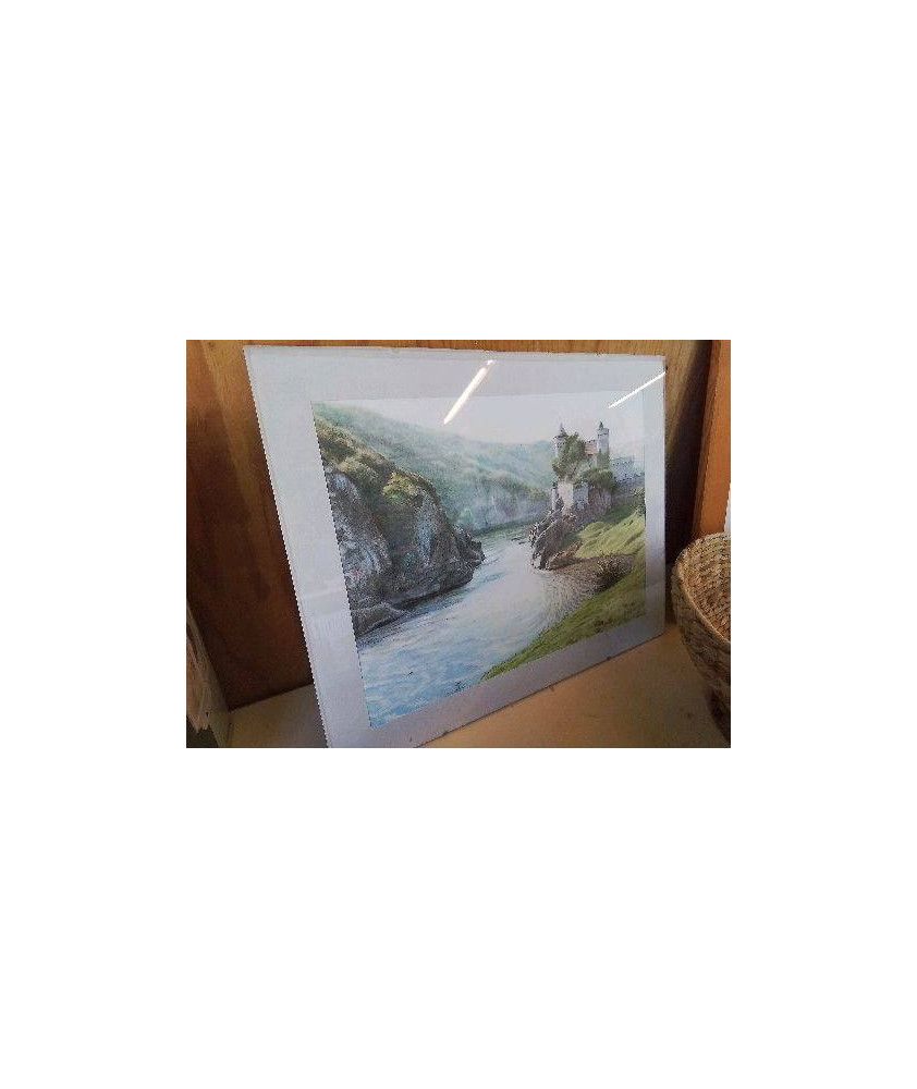 PASTEL SOUS VERRE