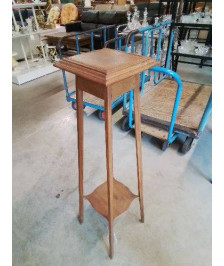 SELLETTE HAUTE CARRÉ BOIS GRAVÉ DÉBUT XXE