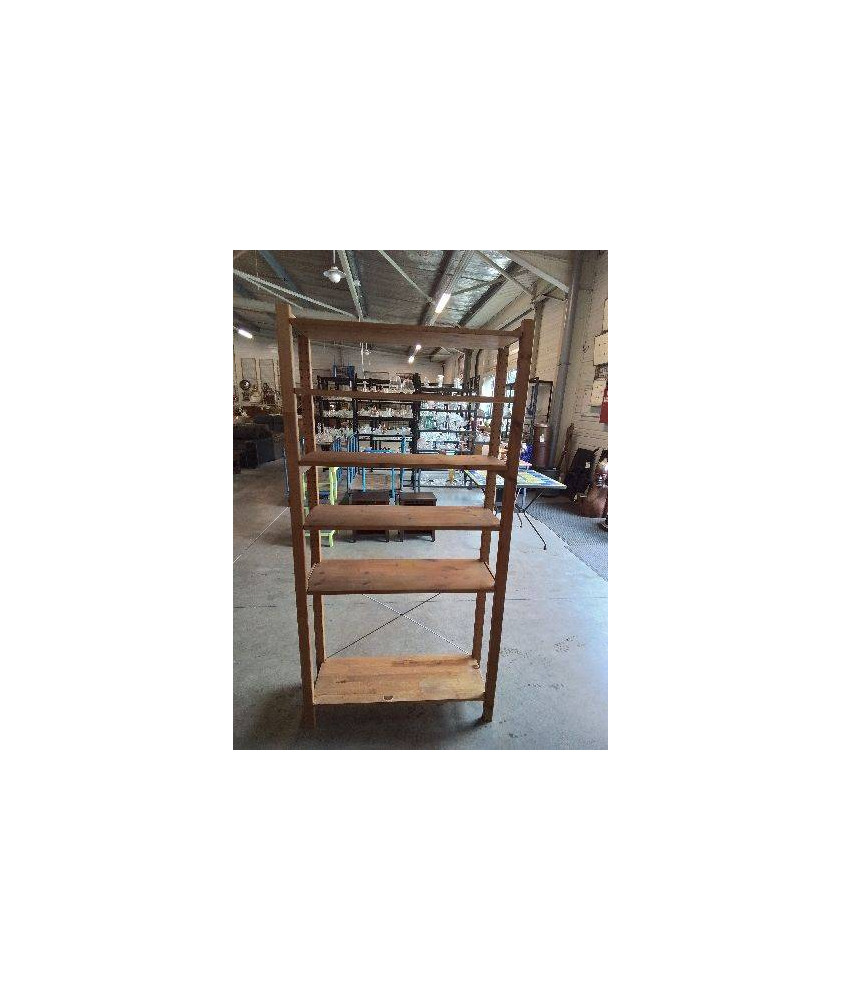 ÉTAGÈRE PIN 6 TABLETTES 
