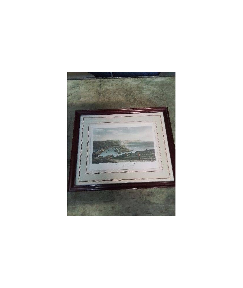 GRAVURE VUE DE FECAMP