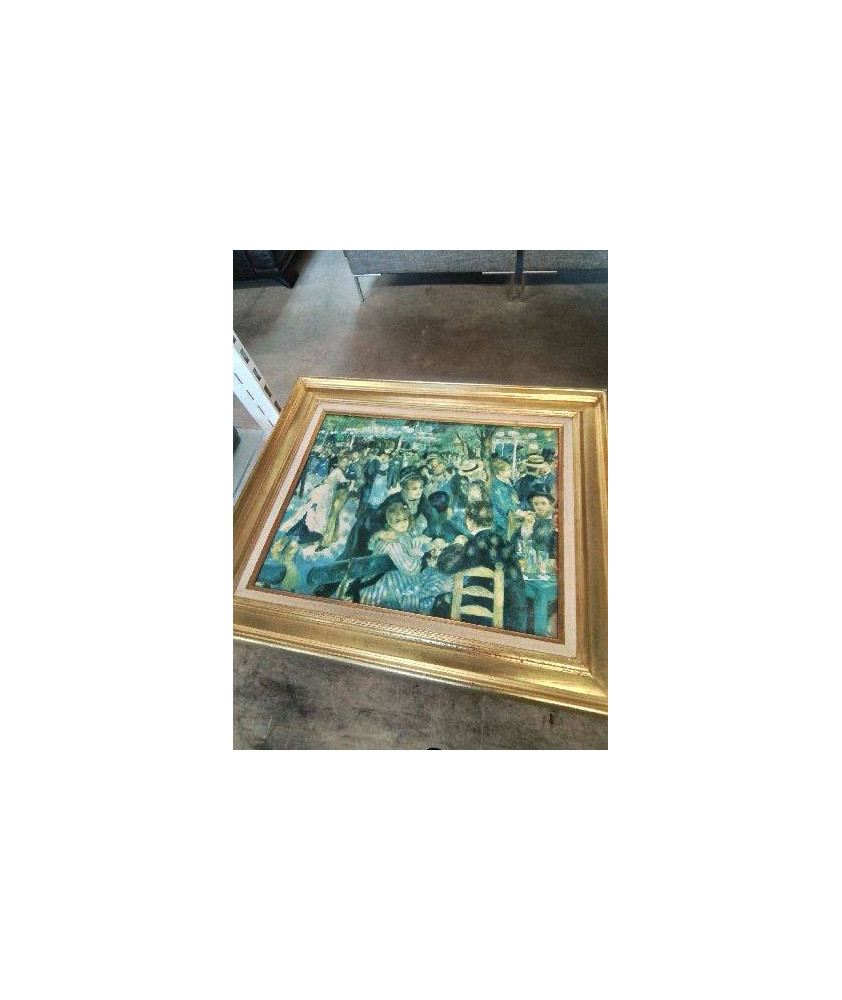 REPRODUCTION RENOIR CADRE DORÉ 