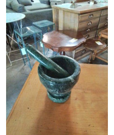 MORTIER ET PILON MARBRE VERT