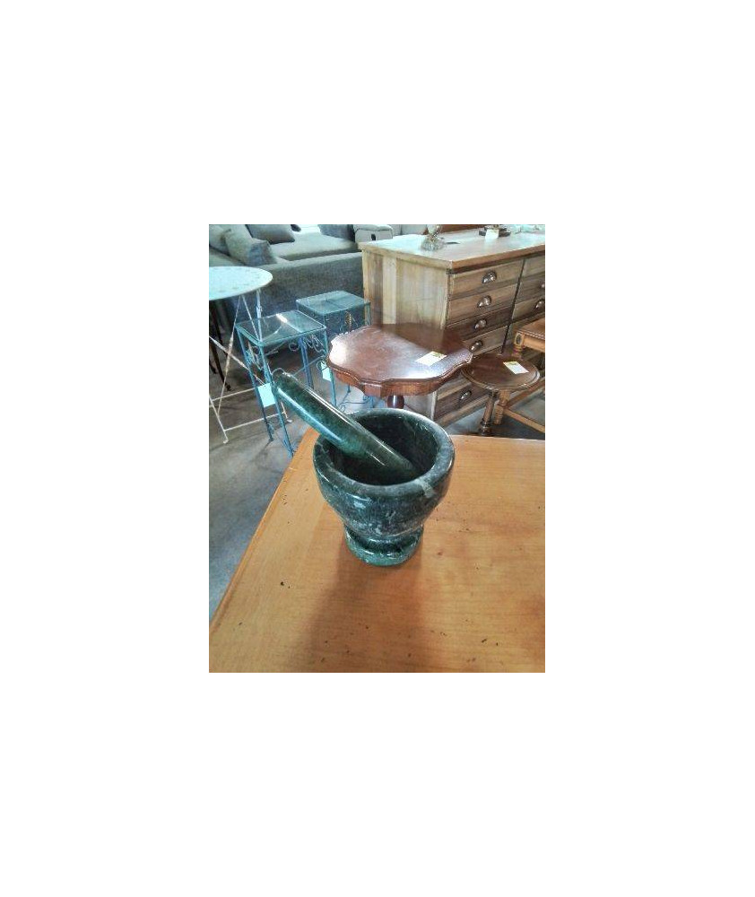 MORTIER ET PILON MARBRE VERT