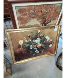 REPRODUCTION BOUQUET EUGÉNE DELACROIX CADFE DORÉ 