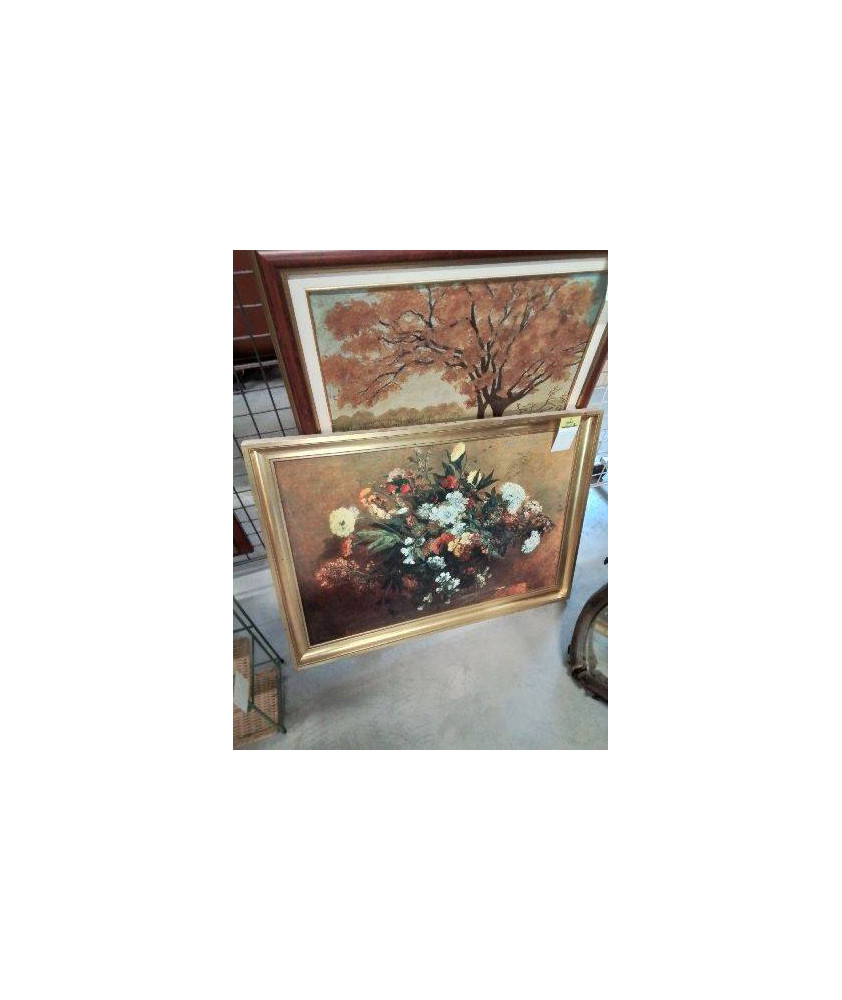REPRODUCTION BOUQUET EUGÉNE DELACROIX CADFE DORÉ 