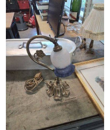 LAMPE LAITON AJ VERRE VIOLET DÉBUT XXE