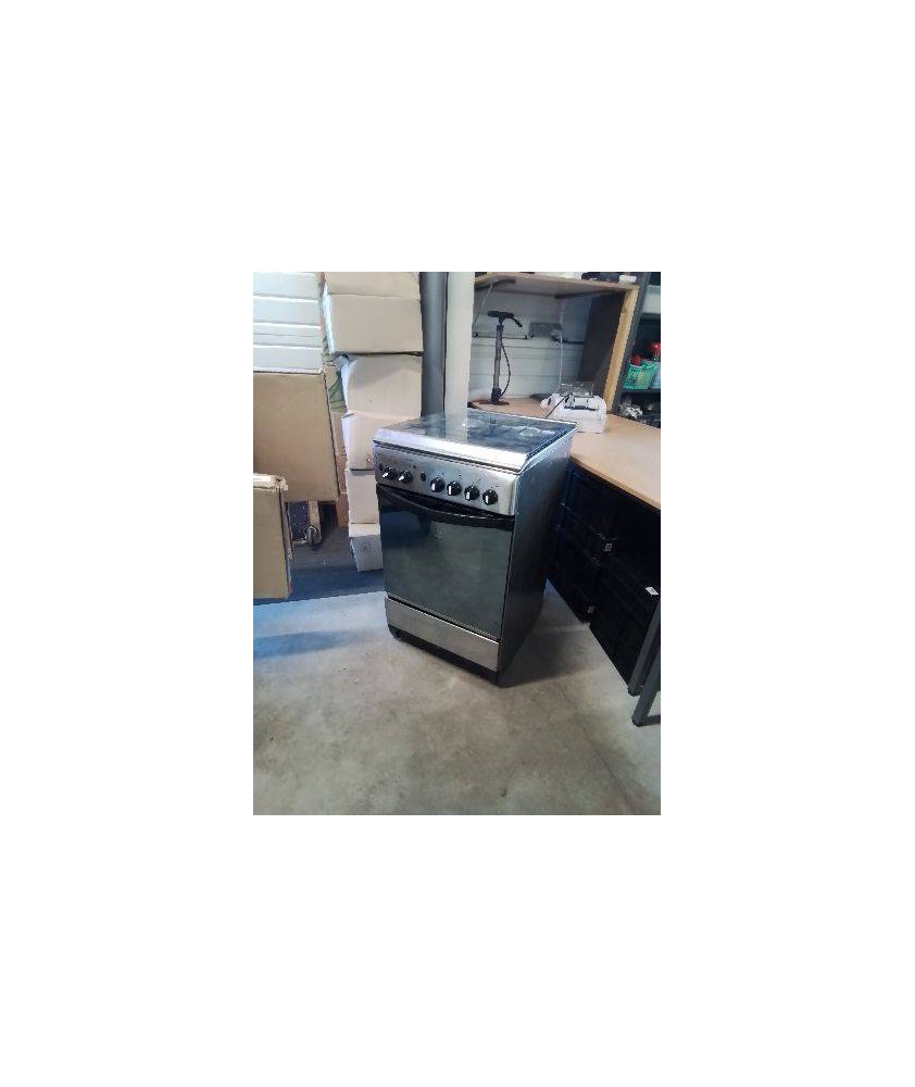 GAZINIERE INDESIT CUCINA K3G210(X)/FR 4 FEUX GAZ DE VILLE FOUR ÉLECTRIQUE
