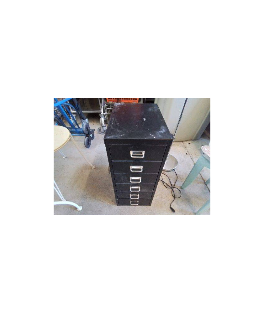 PETIT MEUBLE ÉTAGÈRE DE RANGEMENT METALIQUE 