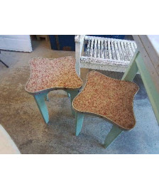 TABOURET FORMICA VINTAGE 