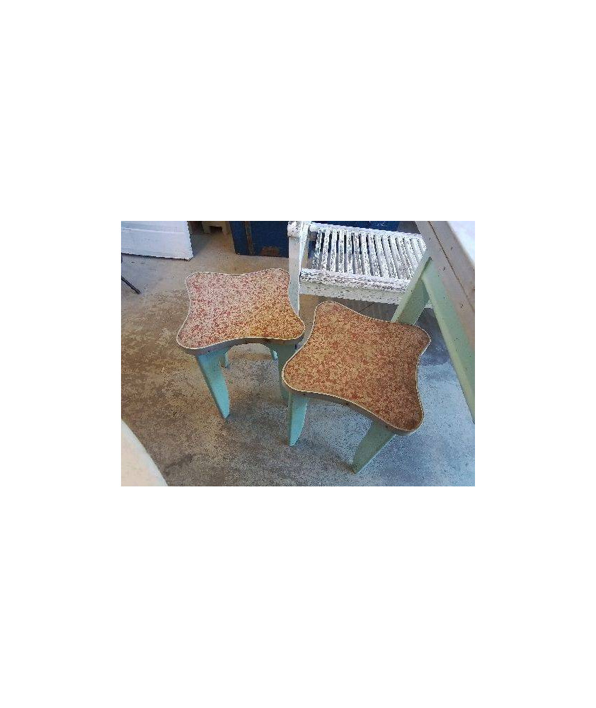 TABOURET FORMICA VINTAGE 