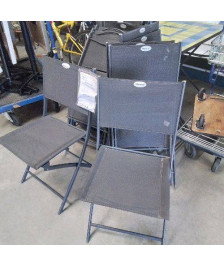 CHAISE PLIANTE HESPERIDE GRISE