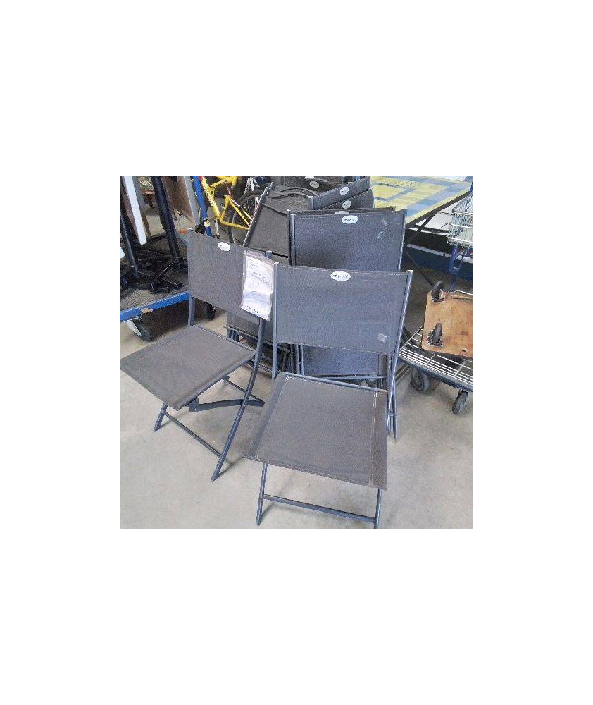 CHAISE PLIANTE HESPERIDE GRISE