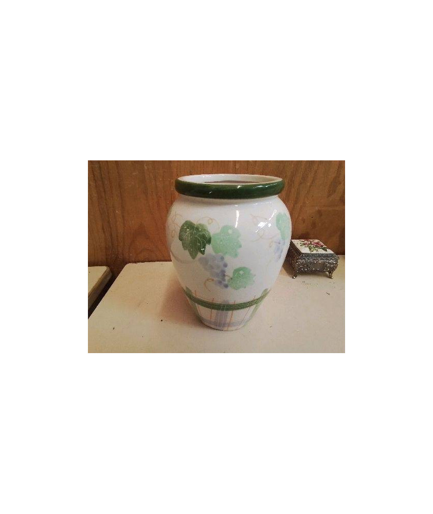 VASE DECORS VIGNE 