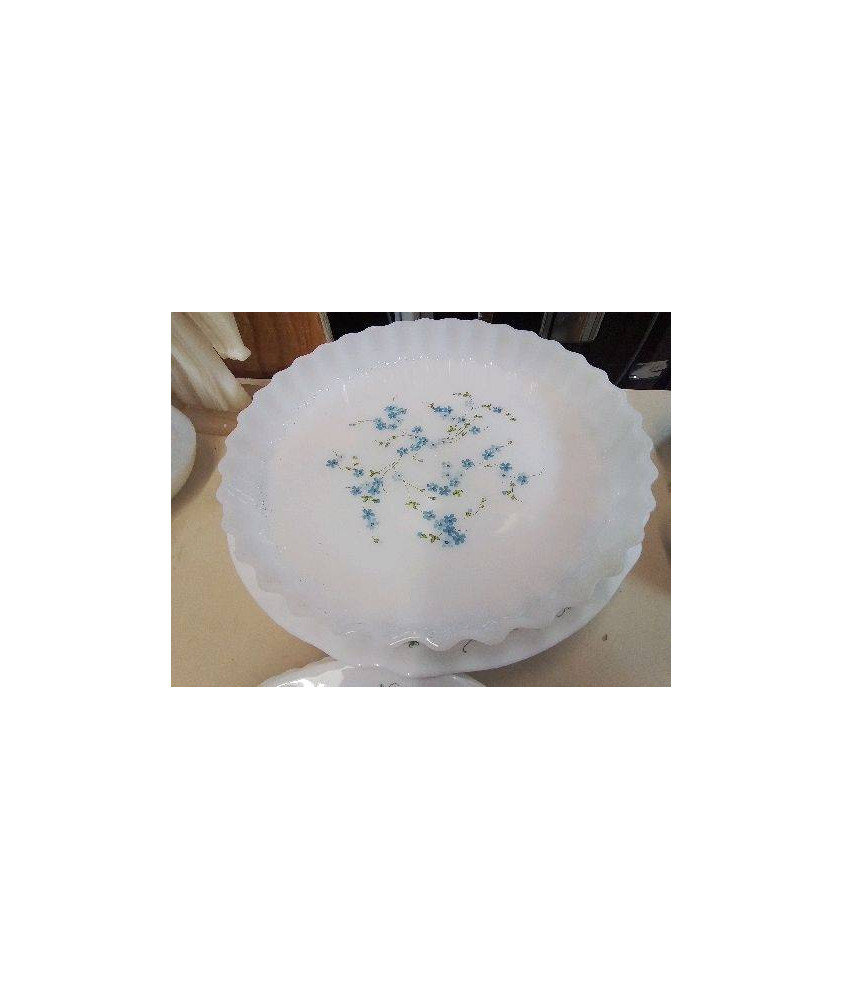 PLAT A TARTE MOTIF MYOSOTIS 