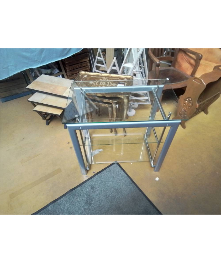 MEUBLE TV VERRE 