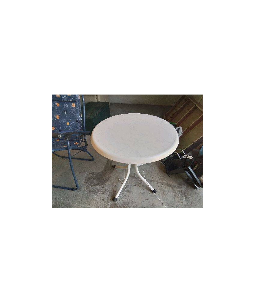 TABLE RONDE D’EXTERIEUR PLIABLE 