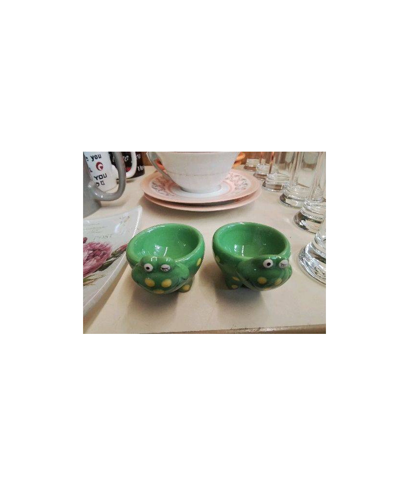 DUO COQUETIER GRENOUILLE 