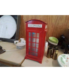 LAMPE CABINE TÉLÉPHONIQUE ROUGE