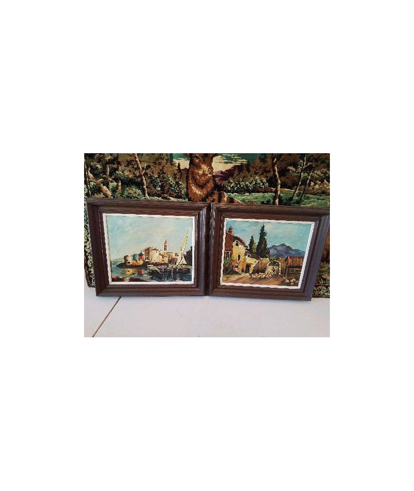 CADRE PEINTURE PAYSAGE 