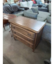 COMMODE CHANTOURNÉ 3 TIROIRS STYLE RÉGENCE 