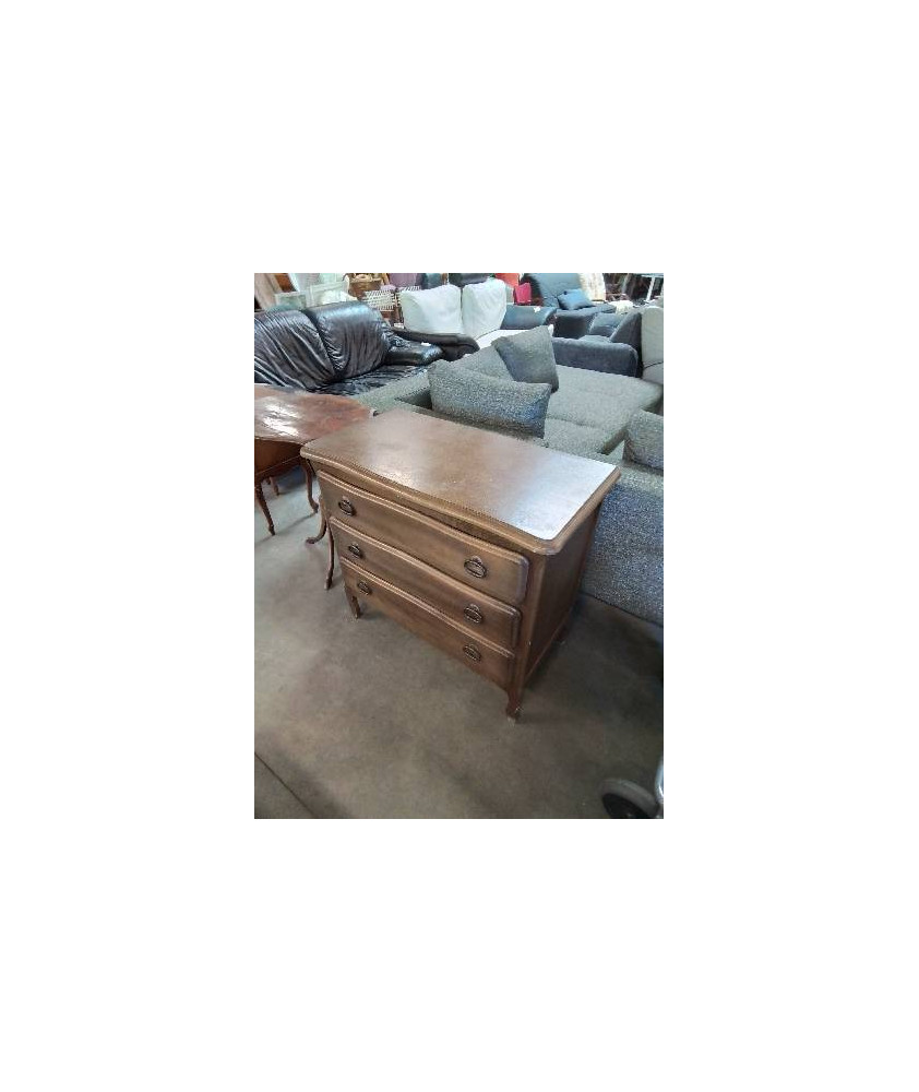 COMMODE CHANTOURNÉ 3 TIROIRS STYLE RÉGENCE 