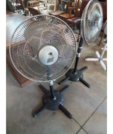 VENTILATEUR OSCILLANT RESINE ET MÉTAL CHROMÉ ALPATEC VL4452