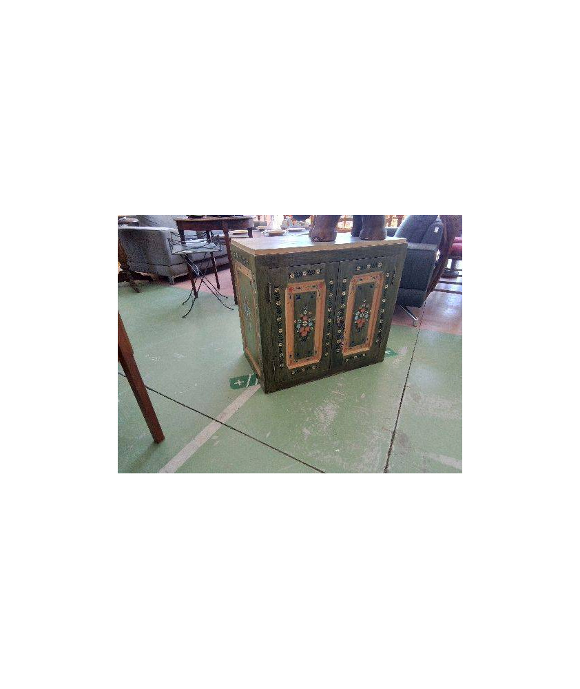 PETIT MEUBLE PLACARD DECOR FLEURI