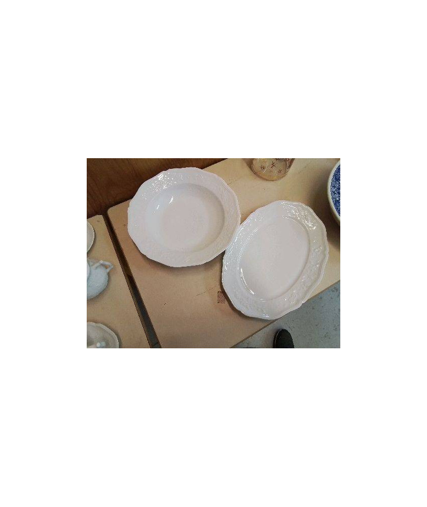 PLAT DE SERVICE EN PORCELAINE DE LIMOGES