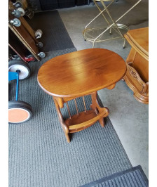CONSOLE PORTE REVUES BOIS A BARREAUX 1 TIROIR 