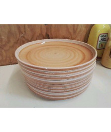 LOT DE 9 ASSIETTES EN GRES 