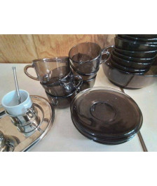 LOT DE 6 TASSES A CAFE