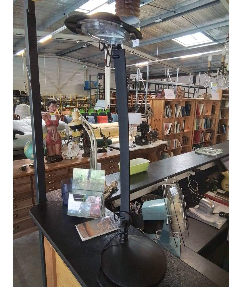 LAMPE DE BUREAU ARC RÉSINE NOIR 