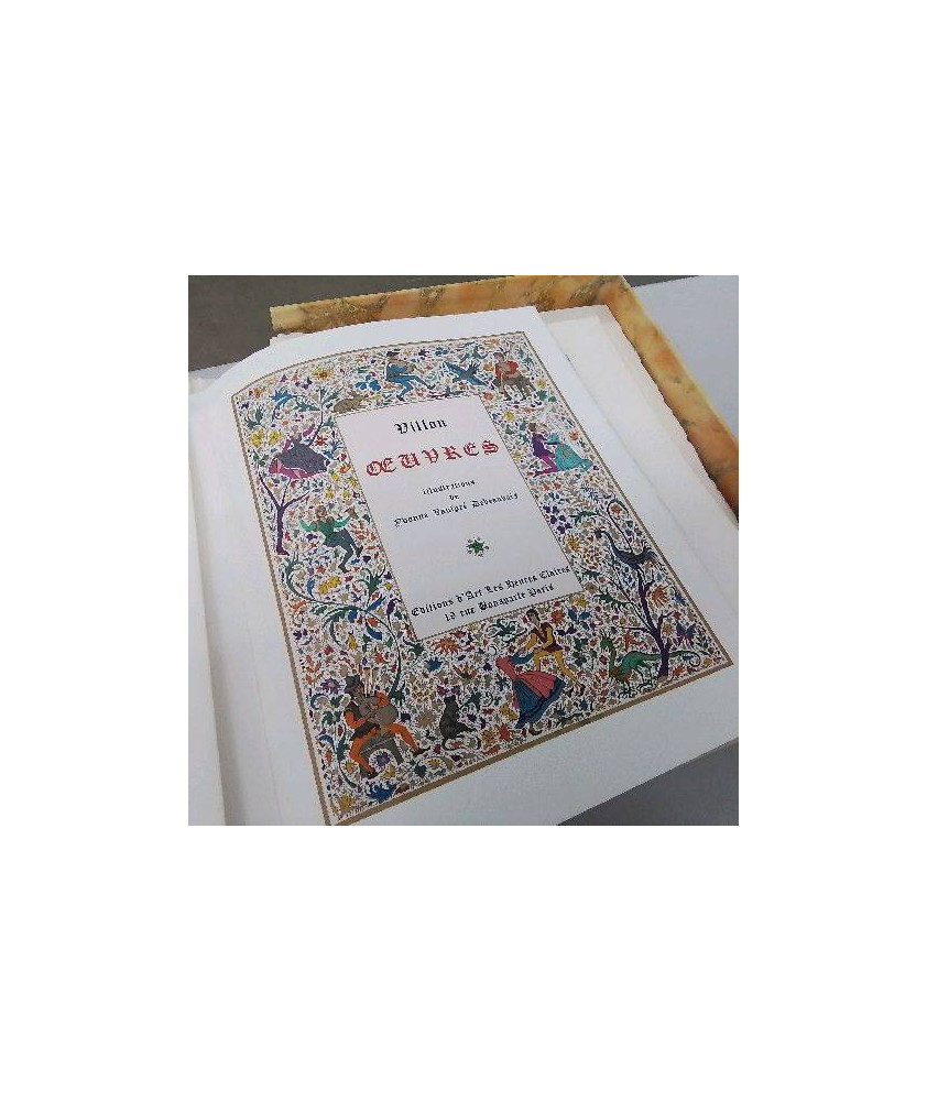 FRANCOIS VILLON 2 VOLUMES SOUS EMBOITAGE 