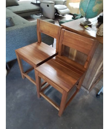 PAIRE DE CHAISE BOIS ALINÉA 