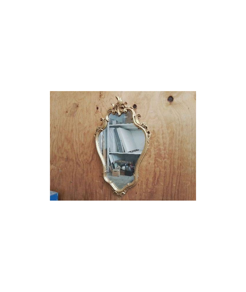 MIROIR DORÉ STYLE BAROQUE 
