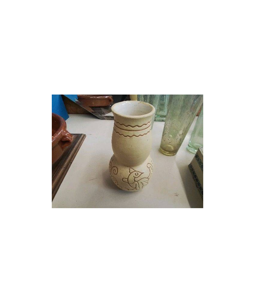 PETIT VASE MOTIF OISEAU 