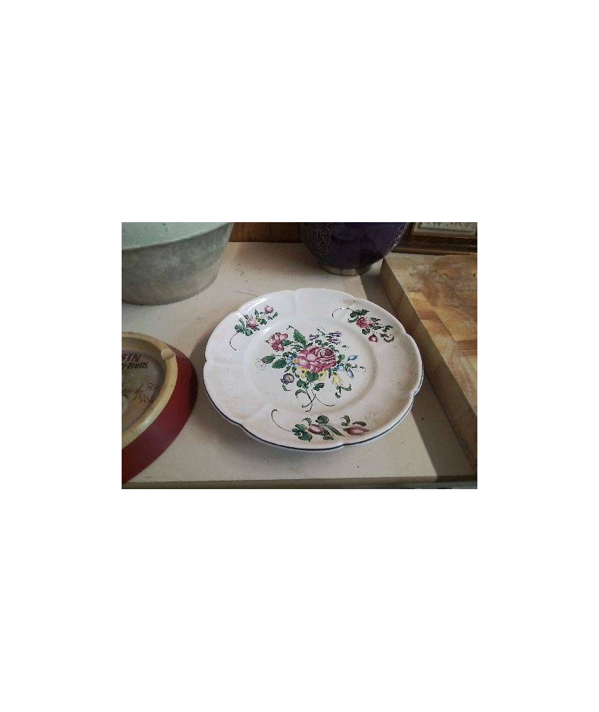 PLAT MOTIF FLORAL 