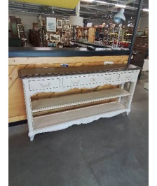 CONSOLE D’ENTRÉE BOIS 3 TIROIRS COUNTRY CORNER PAR INTERIOR’S