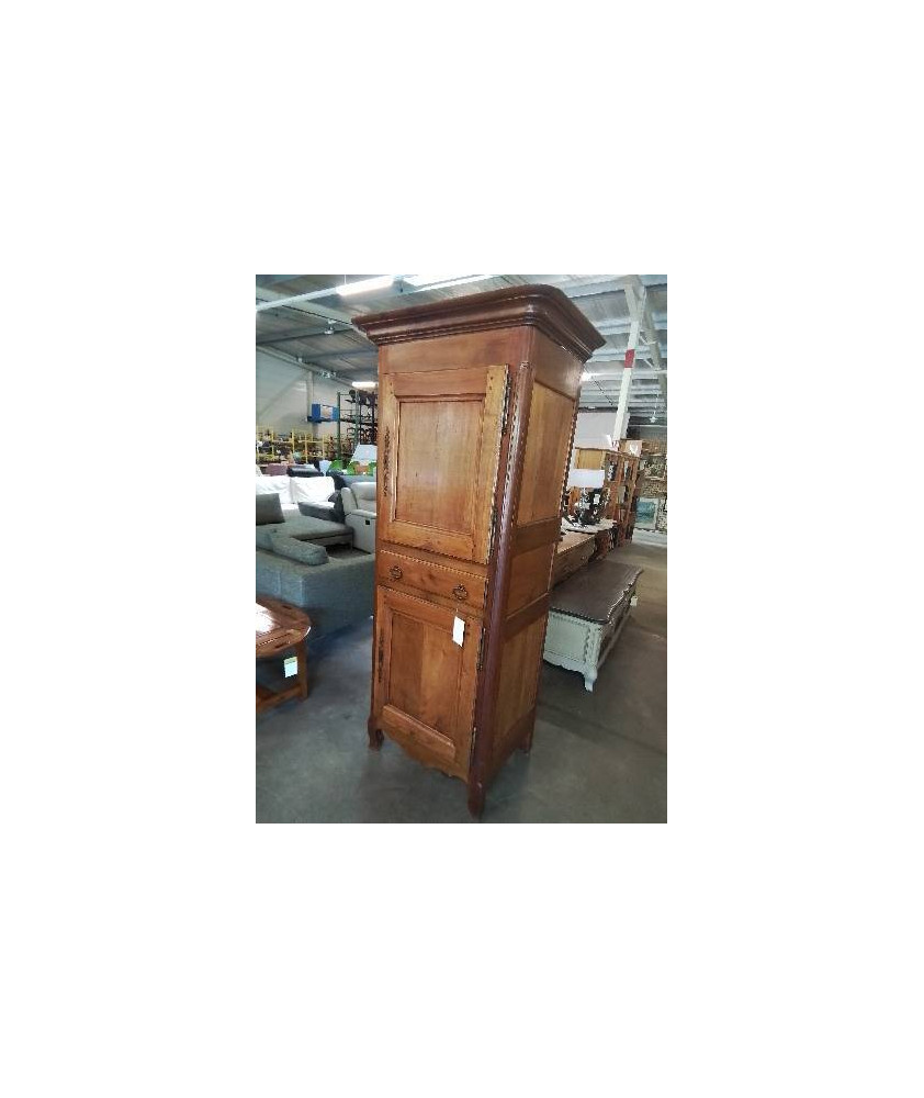 HOMME DEBOUT BOIS MOULURÉ 2 PORTES 1 TIROIR DÉBUT XXE
