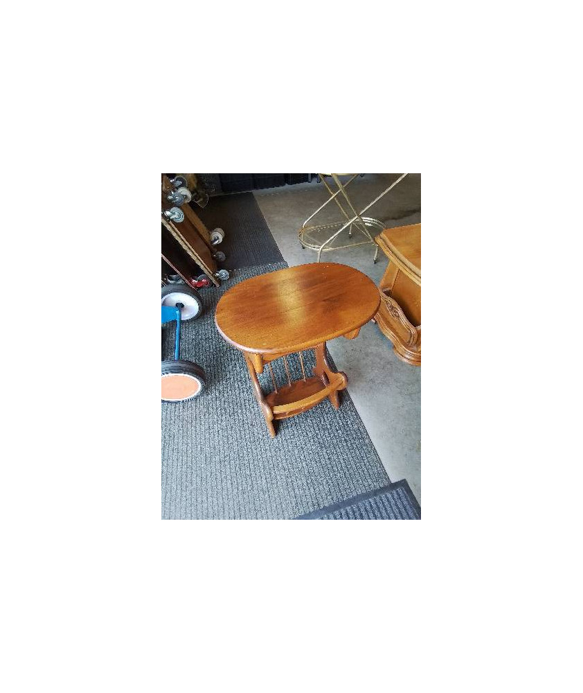 CONSOLE PORTE REVUES BOIS A BARREAUX 1 TIROIR 
