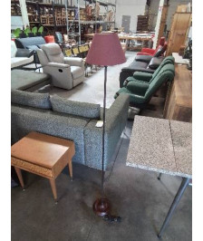 LAMPADAIRE MÉTAL ET BOIS MARRON AJ BORDEAUX 