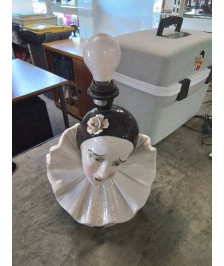 LAMPE PIERROT CÉRAMIQUE 