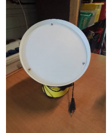 LAMPE MÉTAL JAUNE DESIGNOLA WIHLBORG