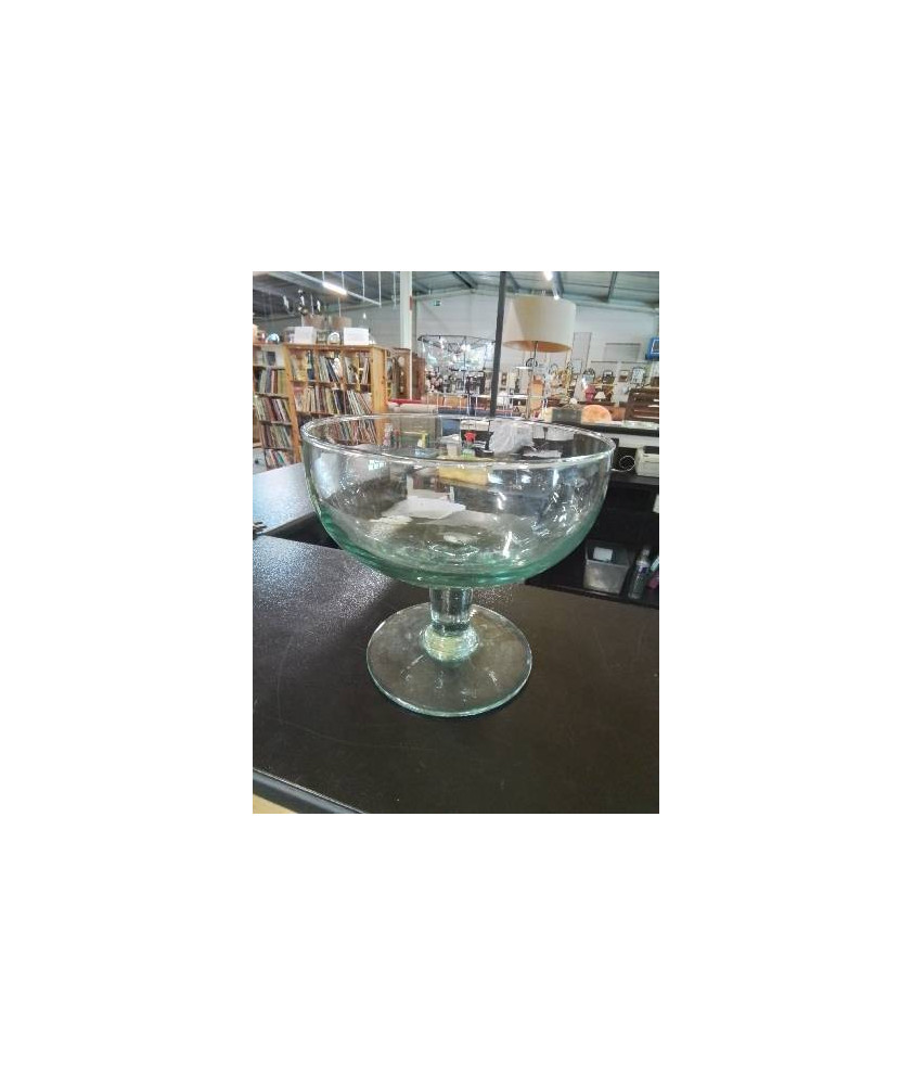 COUPE VERRE SOUFFLÉ SUR PIEDOUCHE 