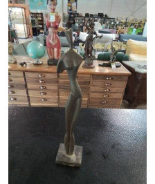 SCULPTURE FEMME BRONZE 26,5CM
