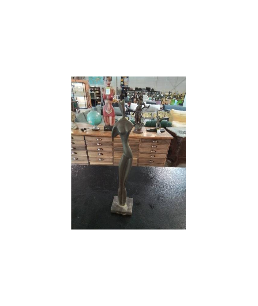 SCULPTURE FEMME BRONZE 26,5CM